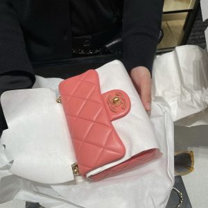 Ch@nel Flap Bag-18×12×5CM - Image 3