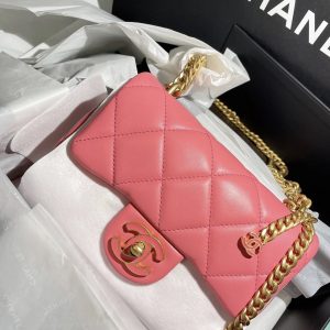 Ch@nel Flap Bag-18×12×5CM - Image 4