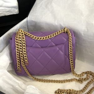 Ch@nel Flap Bag-18×12×5CM - Image 5