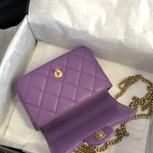 Ch@nel Flap Bag-18×12×5CM - Image 8