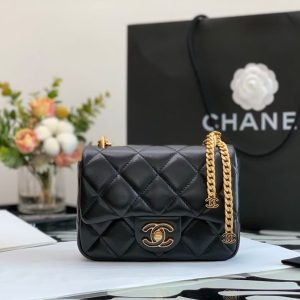 Ch@nel Flap Bag-18×12×5CM - Image 2