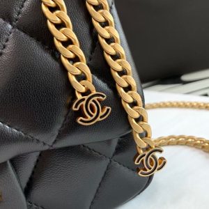 Ch@nel Flap Bag-18×12×5CM - Image 4