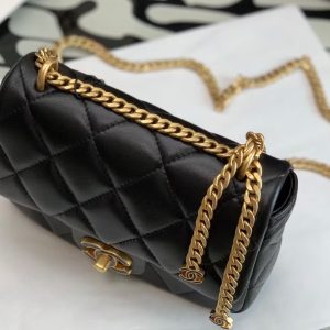 Ch@nel Flap Bag-18×12×5CM - Image 6