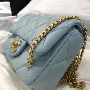 Ch@nel Flap Bag-18×12×5CM - Image 4