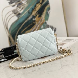 Ch@nel Flap Bag-13*19*6CM - Image 3