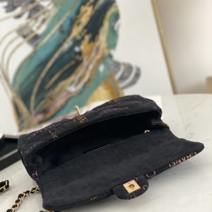 Ch@nel Flap Bag-16×28×6CM - Image 8