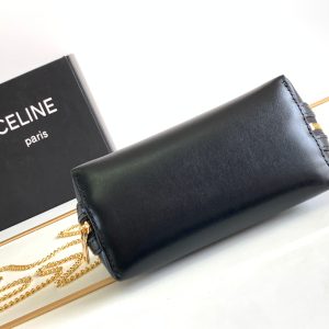 Celin Triomphe Shell Bag-16 X 11X 8CM - Image 4