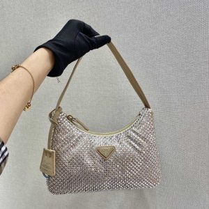 Prada Nylon 1NE515 Hobo Bag-23*14*5CM - Image 9