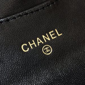 Ch@nel Wallet-Gold Harware-Lamskin-11*10CM - Image 8