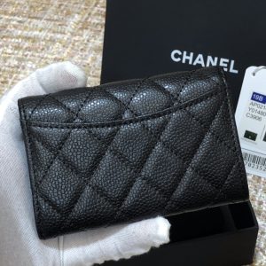 Ch@nel Wallet-Silver Harware-Caviar-11*10CM - Image 9
