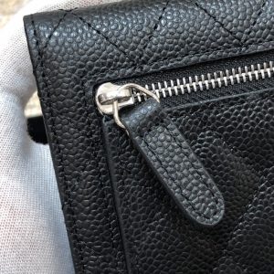 Ch@nel Wallet-Silver Harware-11*10CM - Image 3