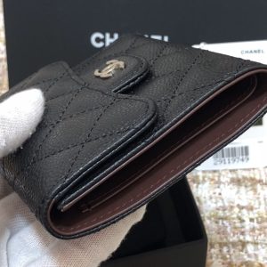 Ch@nel Wallet-Silver Harware-11*10CM - Image 2