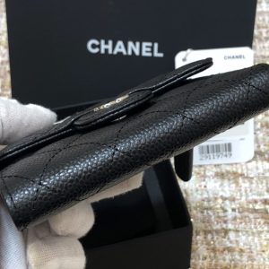 Ch@nel Wallet-Silver Harware-11*10CM - Image 9