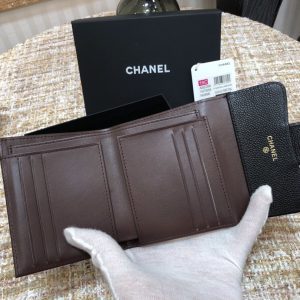 Ch@nel Wallet-Gold Harware-11*10CM - Image 4