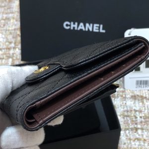 Ch@nel Wallet-Gold Harware-11*10CM - Image 2