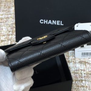 Ch@nel Wallet-Gold Harware-11*10CM - Image 5