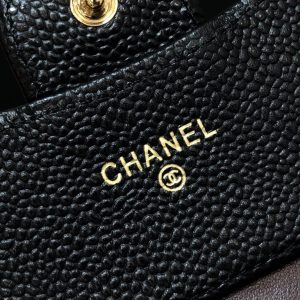Ch@nel Wallet-Gold Harware-11*10CM - Image 6