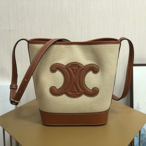 Celina Cuir Bucket-30×22×13CM - Image 1