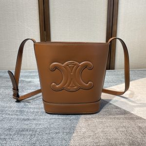 Celina Cuir Bucket-30×22×13CM - Image 1