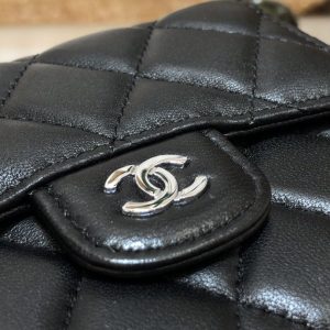 Ch@nel Wallet-Gold Harware-Lamskin-11*10CM - Image 3