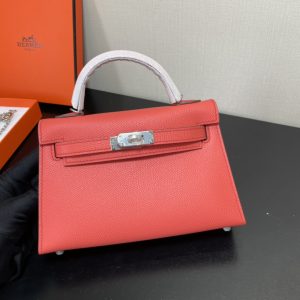 Hermes Kelly-Gold&Silver Hardware-19CM - Image 7