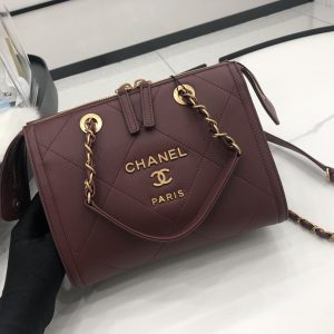 Ch@nel Boston Pillow Bag-22.5*13*18CM - Image 7