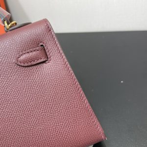 Hermes Kelly-Gold&Silver Hardware-19CM - Image 11