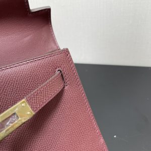 Hermes Kelly-Gold&Silver Hardware-19CM - Image 13
