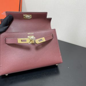 Hermes Kelly-Gold&Silver Hardware-19CM - Image 15