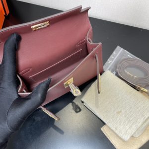 Hermes Kelly-Gold&Silver Hardware-19CM - Image 18