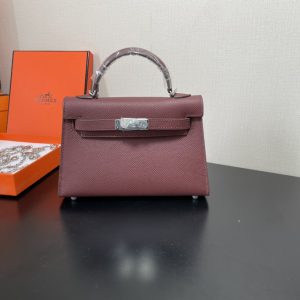 Hermes Kelly-Gold&Silver Hardware-19CM - Image 2