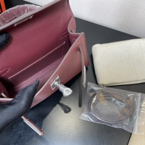 Hermes Kelly-Gold&Silver Hardware-19CM - Image 3