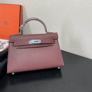 Hermes Kelly-Gold&Silver Hardware-19CM - Image 5