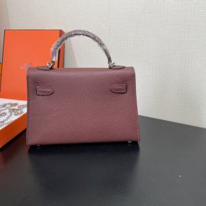 Hermes Kelly-Gold&Silver Hardware-19CM - Image 7
