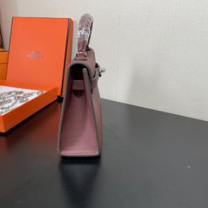 Hermes Kelly-Gold&Silver Hardware-19CM - Image 9