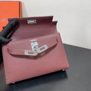 Hermes Kelly-Gold&Silver Hardware-19CM - Image 10