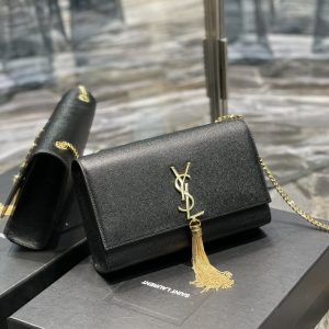 YSL Medium Kate Bags-Caviar-24*14.5*5.5CM - Image 6