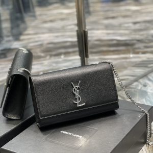 YSL Medium In Grain De Pouder Embossed Leather-24*14.5*5.5CM - Image 2