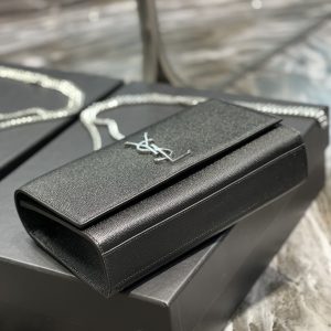 YSL Medium In Grain De Pouder Embossed Leather-24*14.5*5.5CM - Image 3