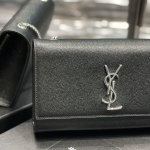 YSL Medium In Grain De Pouder Embossed Leather-24*14.5*5.5CM - Image 4