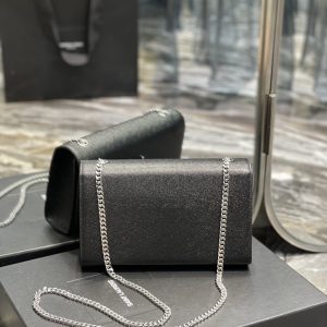 YSL Medium In Grain De Pouder Embossed Leather-24*14.5*5.5CM - Image 6