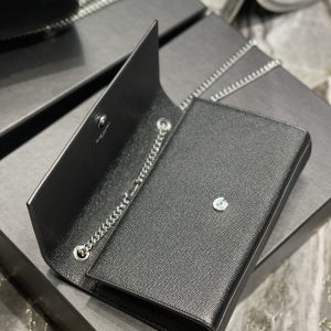 YSL Medium In Grain De Pouder Embossed Leather-24*14.5*5.5CM - Image 9