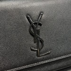YSL Medium In Grain De Pouder Embossed Leather-24*14.5*5.5CM - Image 6