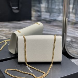 YSL Medium In Grain De Pouder Embossed Leather-24*14.5*5.5CM - Image 4