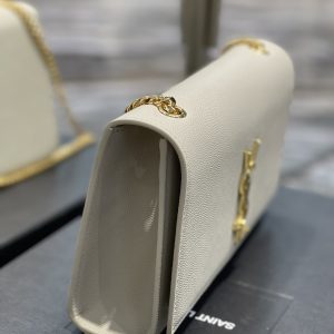 YSL Medium In Grain De Pouder Embossed Leather-24*14.5*5.5CM - Image 3