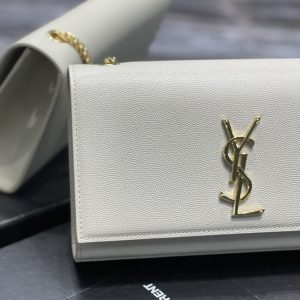 YSL Medium In Grain De Pouder Embossed Leather-24*14.5*5.5CM - Image 5
