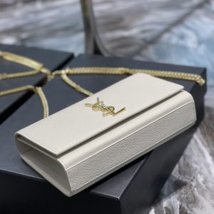 YSL Medium In Grain De Pouder Embossed Leather-24*14.5*5.5CM - Image 6