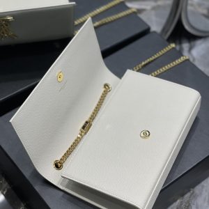 YSL Medium In Grain De Pouder Embossed Leather-24*14.5*5.5CM - Image 7