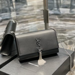 YSL Kate Medium With Tassle In Smooth Leather-24*14.5*5.5CM - Image 3