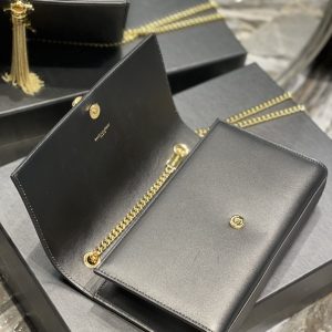YSL Kate Medium With Tassle In Smooth Leather-24*14.5*5.5CM - Image 7